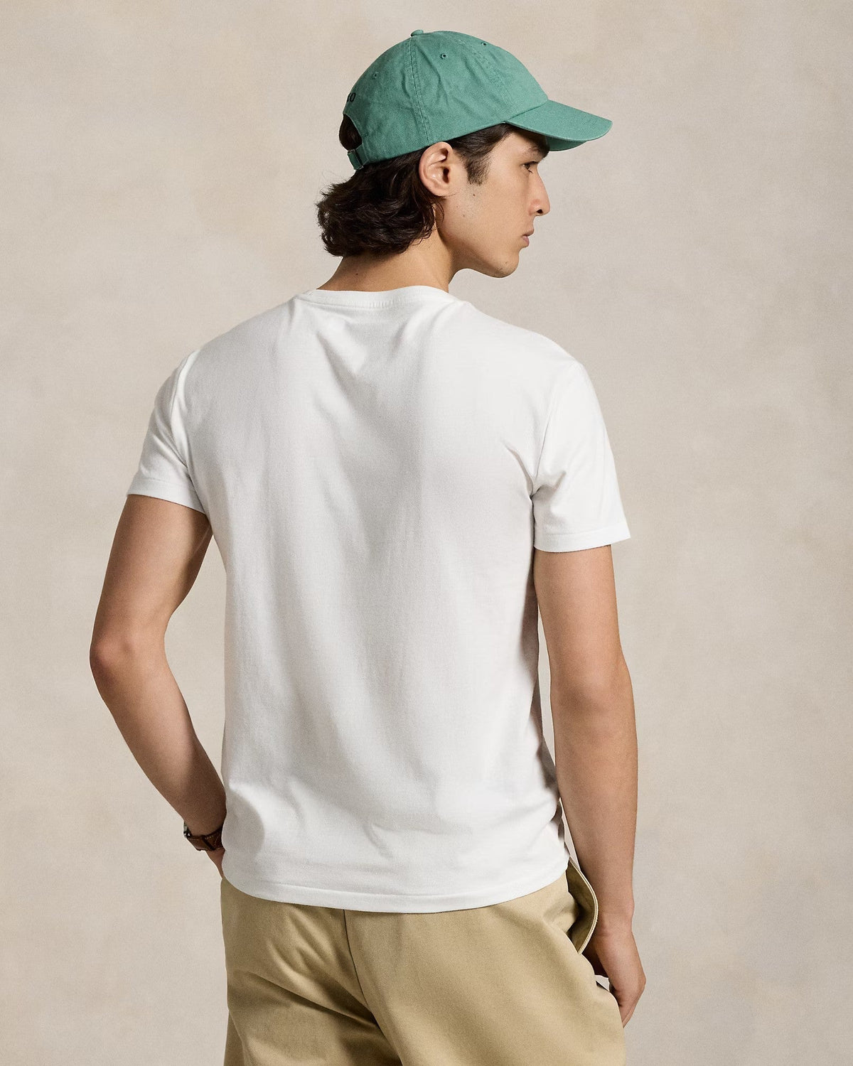 Slim fit jersey crew neck t-shirt - White