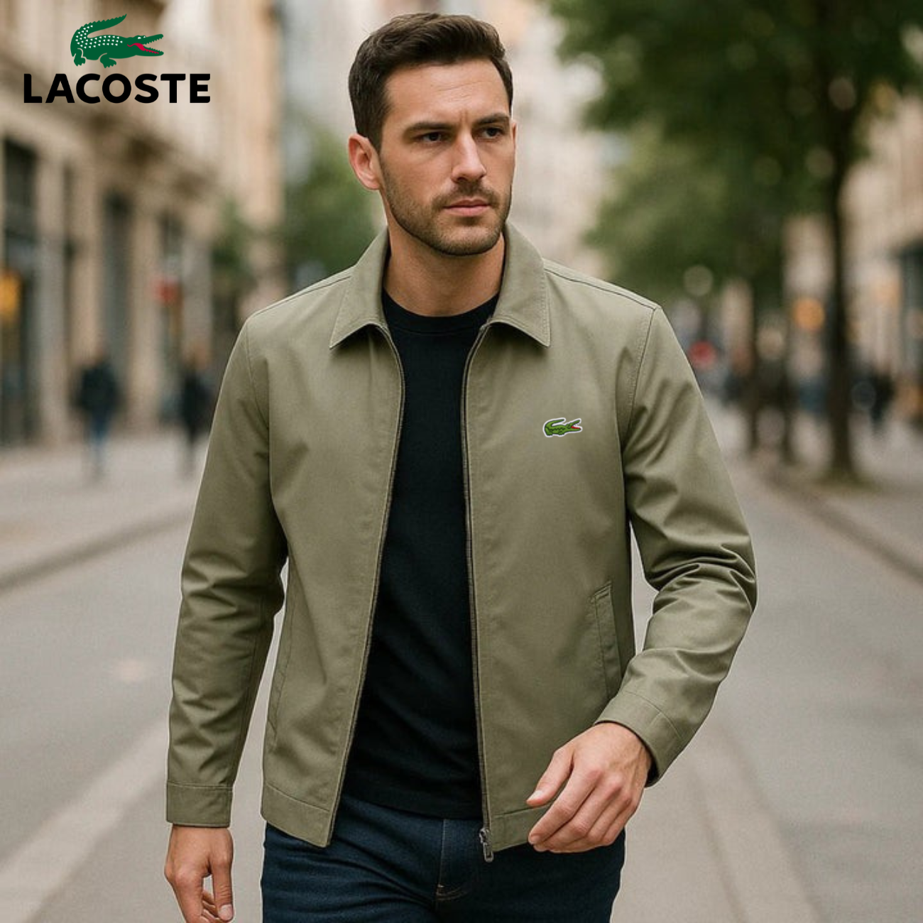 L.R Elegant Jacket with Zip - CLEARANCE SALE