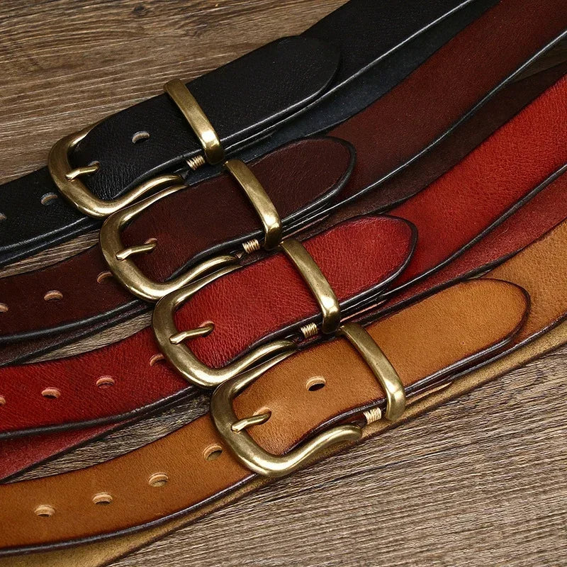 VALDRIN HANDGEMAAKTE LEREN RIEM