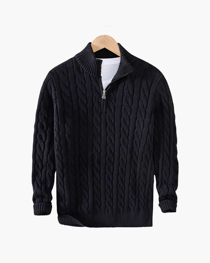 Pull Verbier demi-zippé