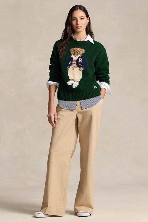 L.R Sweater | Polo Bear Green