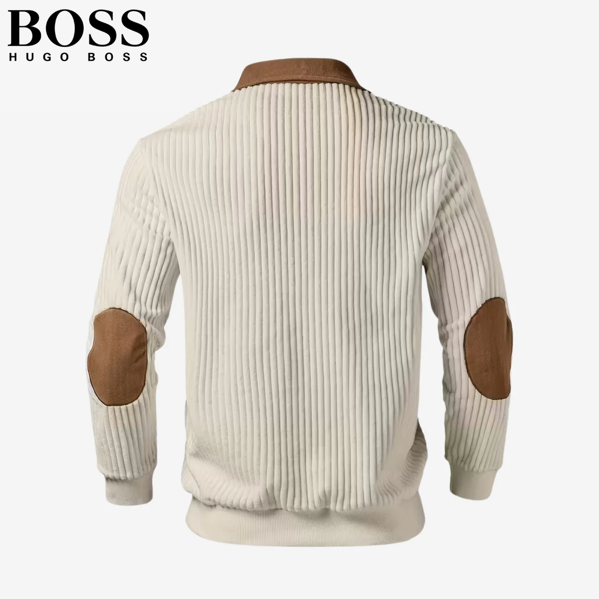 Camisola elegante com gola e fecho || Saldos