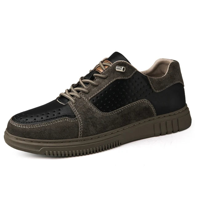Zapatilla de cuero genuino Maccino