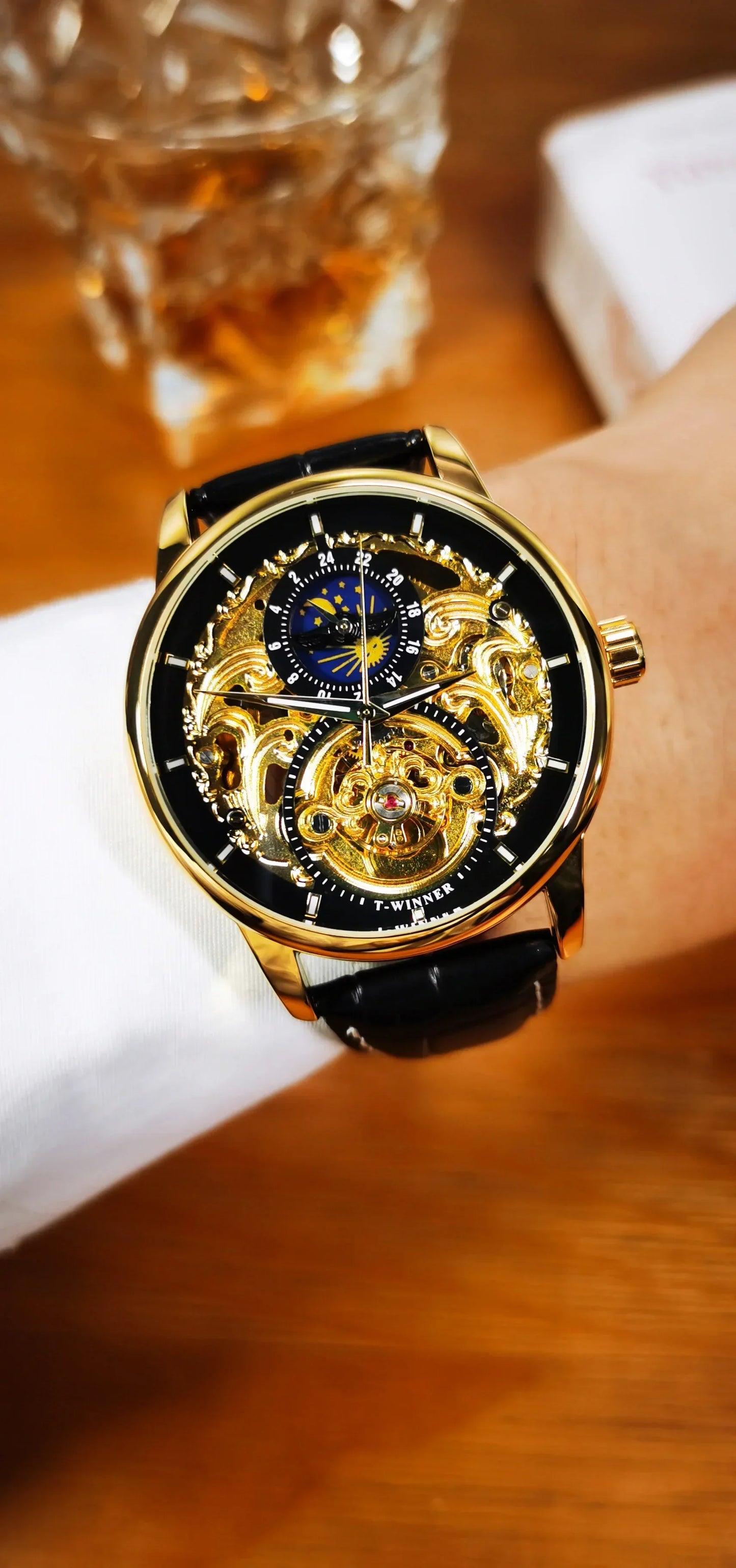 LUXTTYER Royal Skeleton Automatic Watch