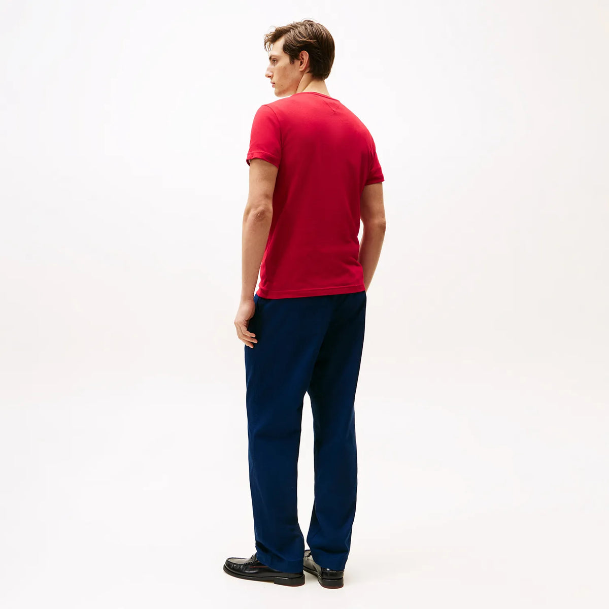 Classic Slim C-Neck T-Shirt - Red