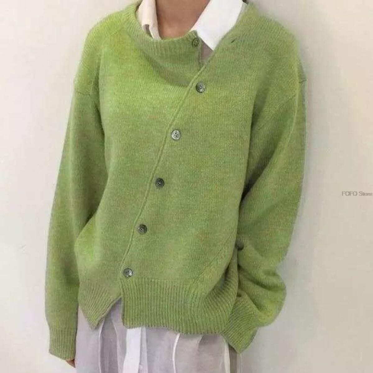 Charlotte™ | Cozy Sweater women sweater Minha loja Green XS