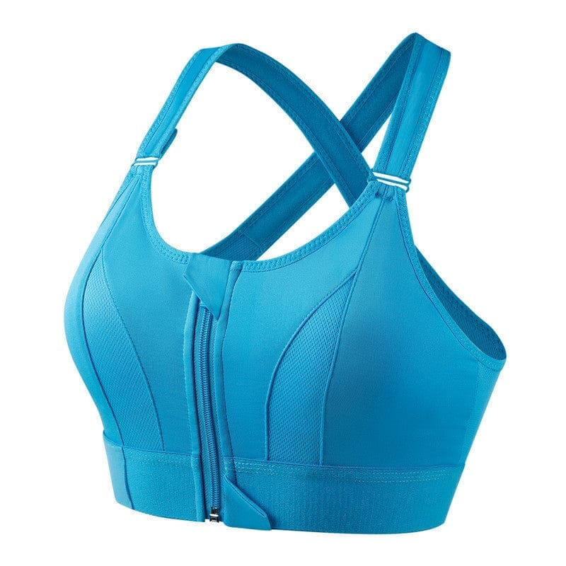Eva | Comfortable Support Sports Bra Lady - Underwear Minha loja Blue S