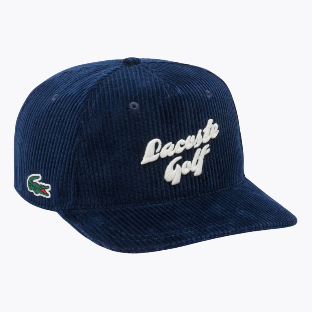 LC Embroidered Corduroy Golf Cap LC Embroidered Corduroy Golf Cap Minha loja Midnight blue