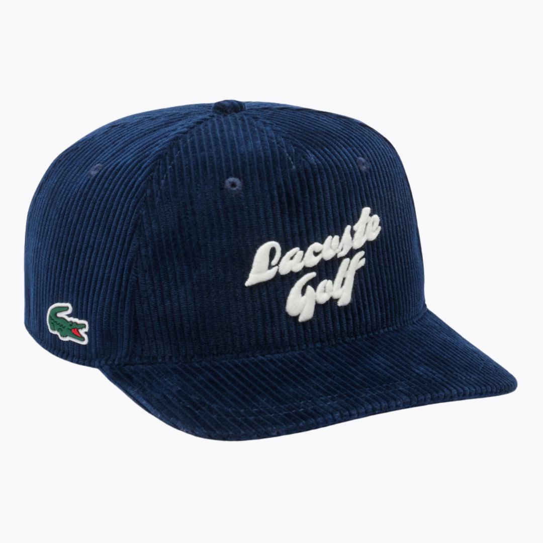 L.C Embroidered Corduroy Golf Cap
