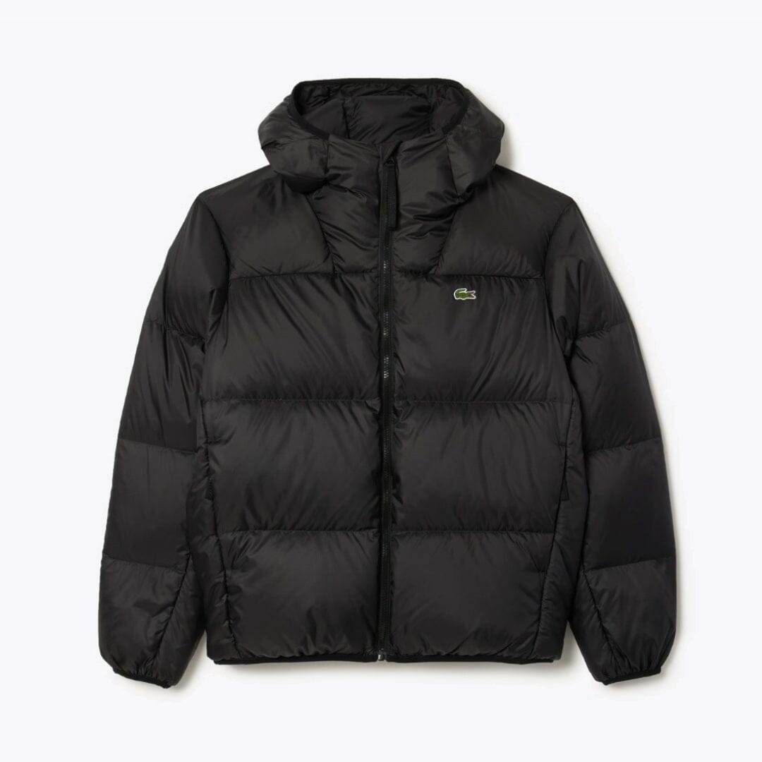 L.C Veste courte matelassée à capuche déperlante