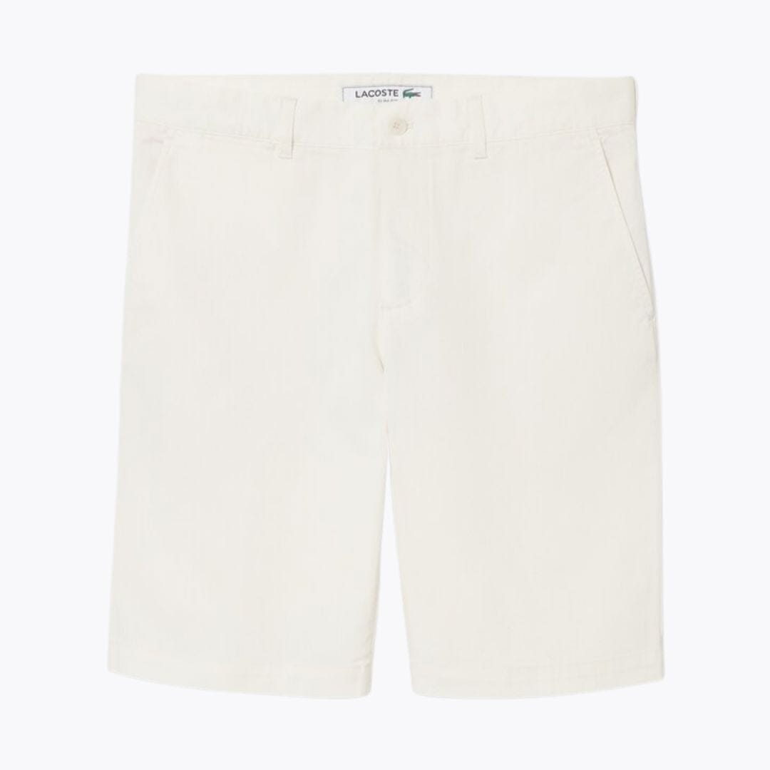 LC Slim Fit Stretch Cotton Chino Shorts LC Straight Fit Cotton Twill Pants Minha loja White S