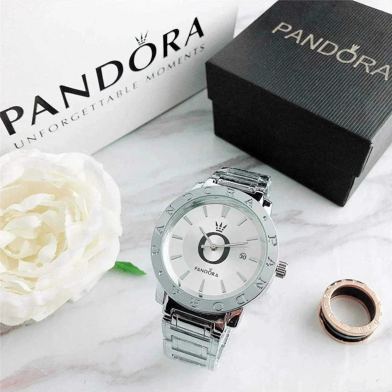 P A N D O R A Wristwatch Glamour Minha loja Silver