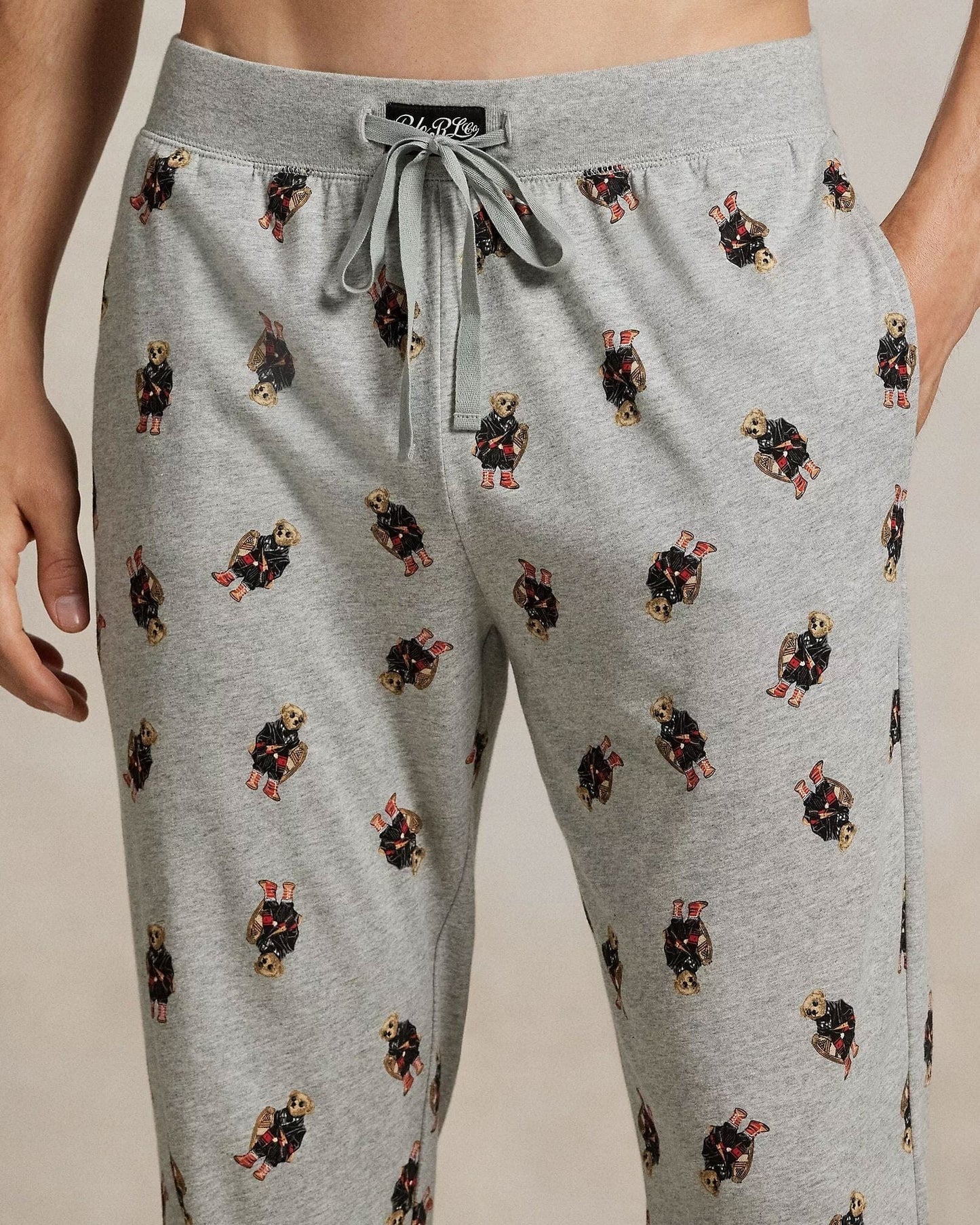 L.R Polo Bear Jersey Pajama Set