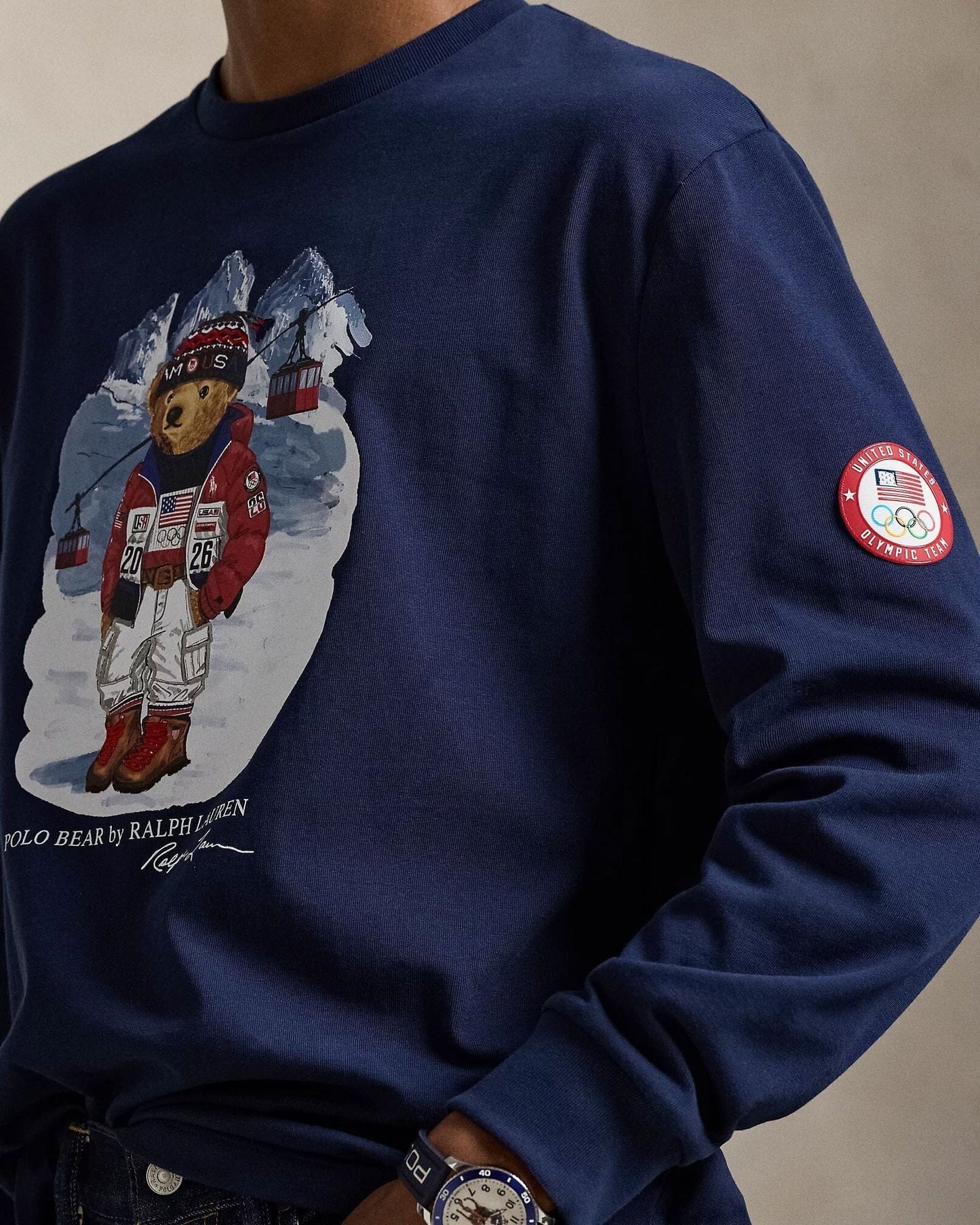 L.R Team USA Polo Bear T-Shirt