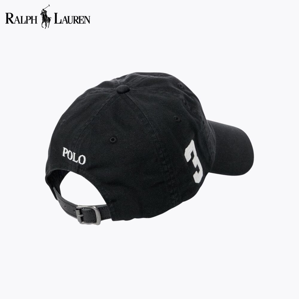 RL Big Pony Chino Ball Cap RL Big Pony Chino Ball Cap Minha loja Black