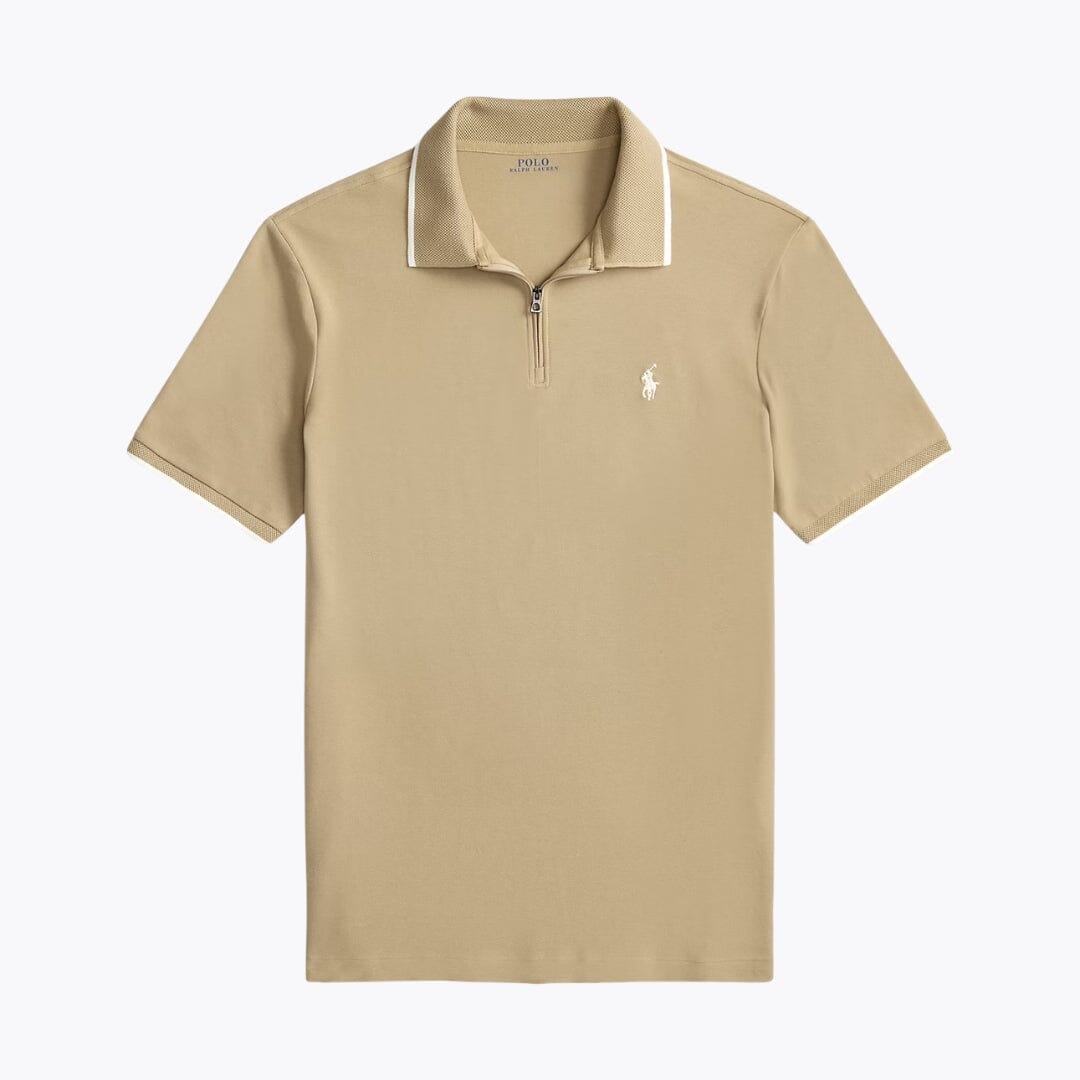 L.R Classic Fit Stretch Mesh Polo Shirt