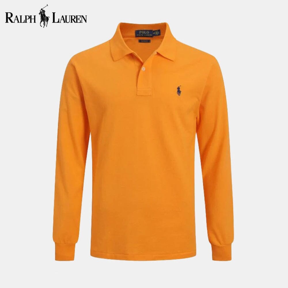 RL Long Slim Fit Dress Shirt RL Long Slim Fit Dress Shirt Minha loja Orange S