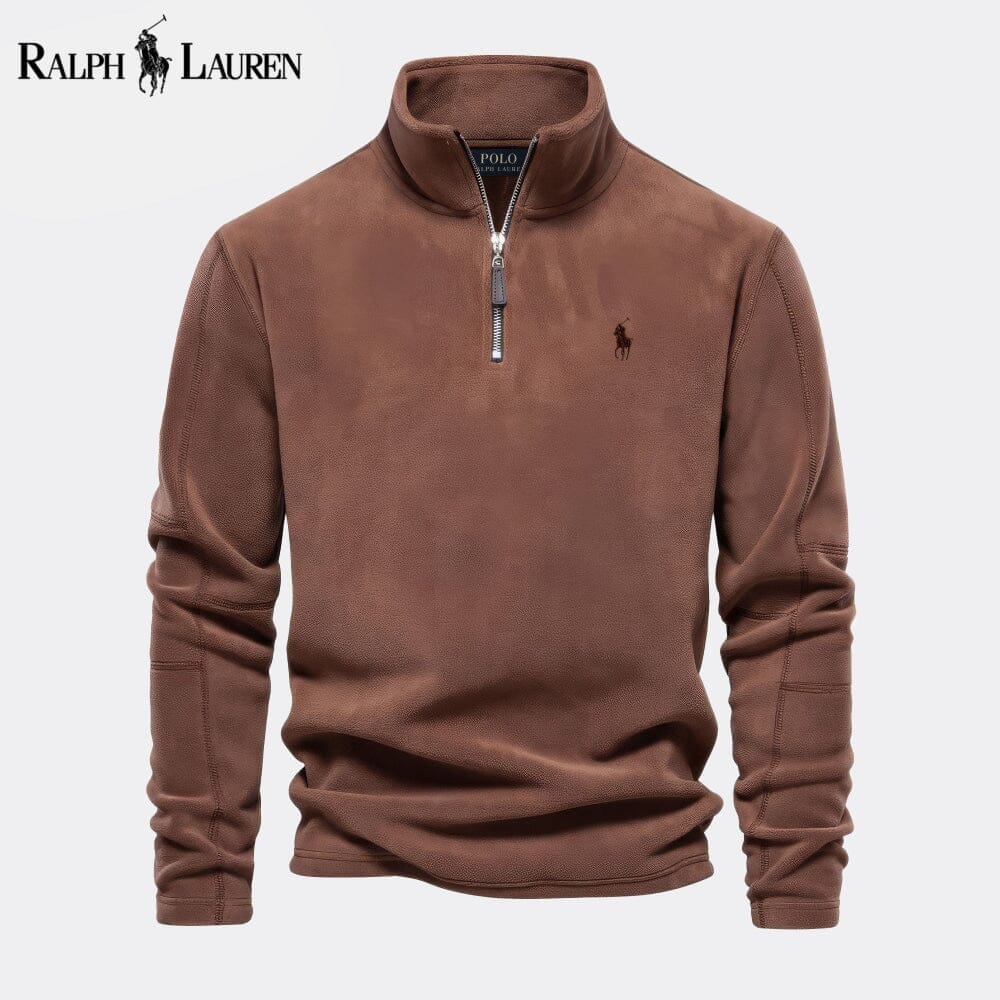 RL Prestige Cable-Knit Wool Knit Sweater RL Prestige Cable-Knit Wool Knit Sweater Minha loja Brown S