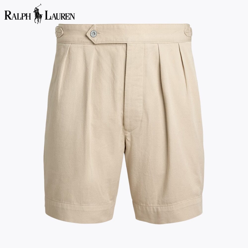 L.R Relaxed Fit Pleated Twill Short