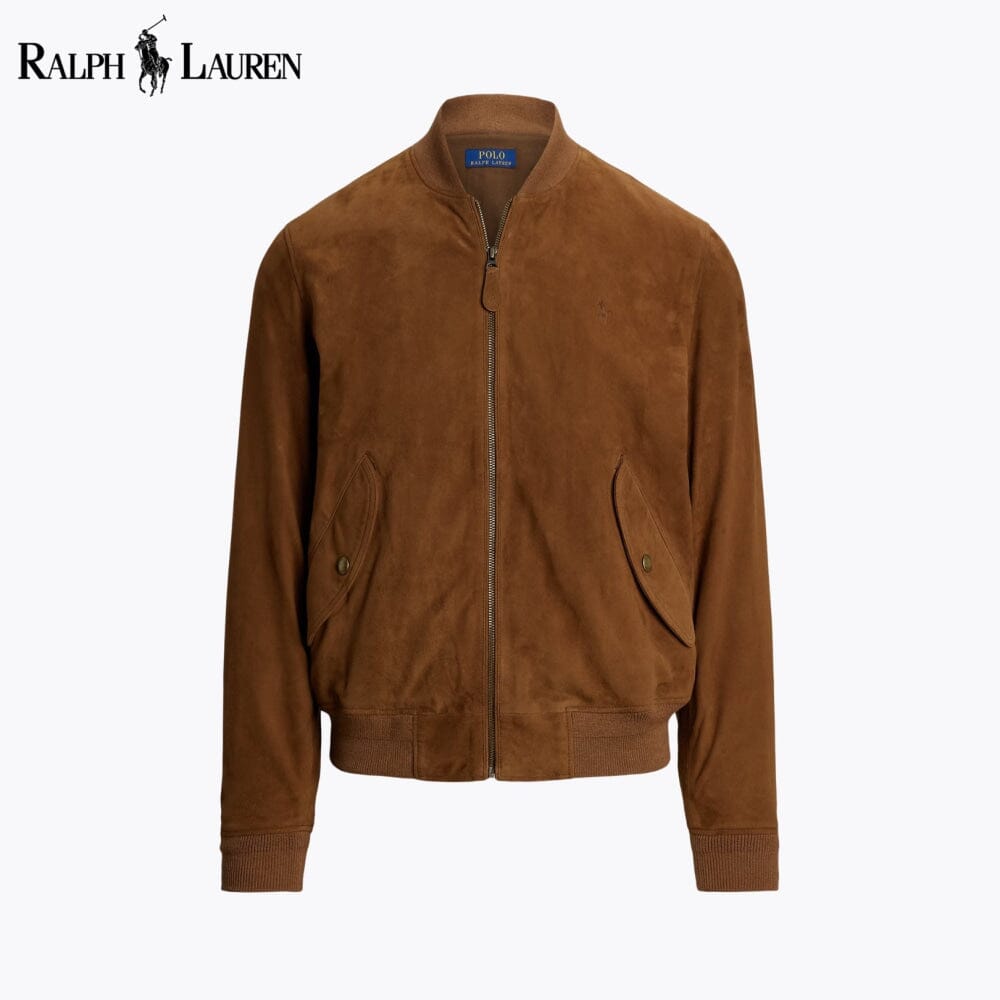 L.R Suede Bomber Jacket