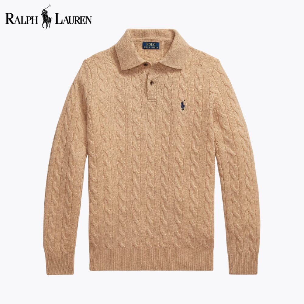 L.R Wool–Cashmere Cable-Knit Jumper