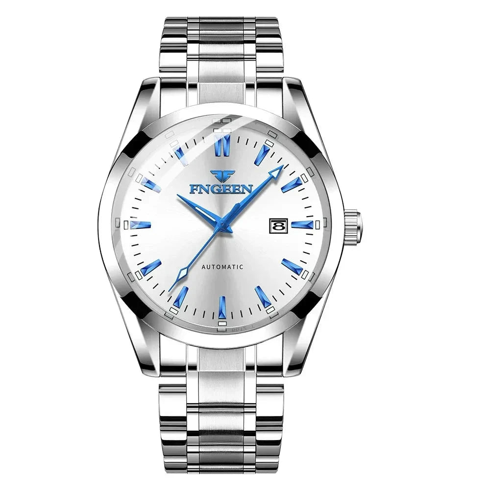 Watch Poedagar Essence Automatic Minha loja Silver White