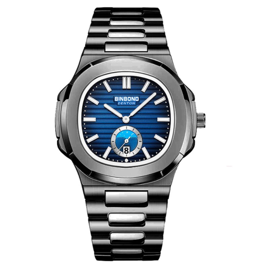 Watch Poedagar Nautilus Carbon Relogio 25 Minha loja Nautilus Carbon Blue