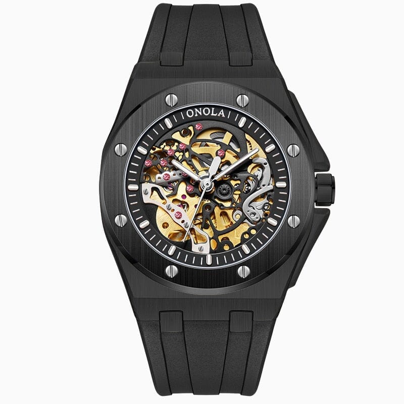 Watch Poedagar Skeleton Oak Relogio 42 Minha loja Panter