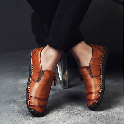 Marino Genuine Leather Slip-On Shoes