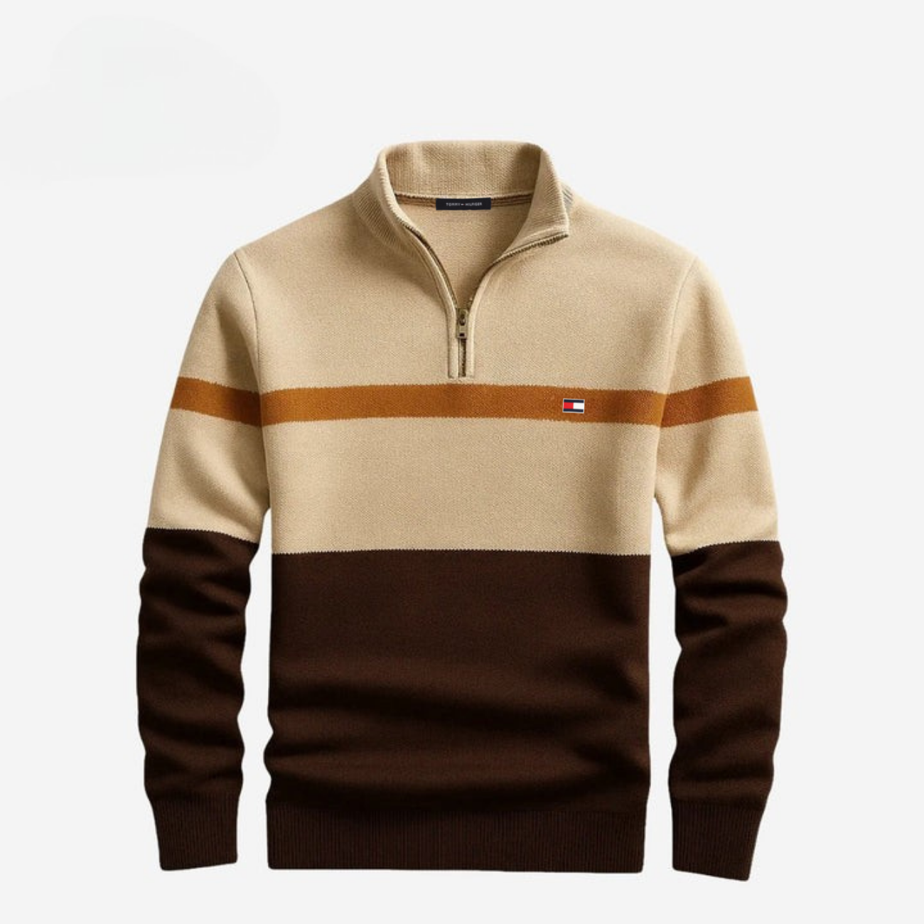 Elegant Half-Zip Sweater - CLEARANCE PRICE