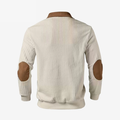 Elegant Zip Collar Sweater - Clearance Sale
