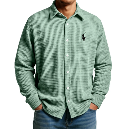 2026 Comfort Waffle Weave Shirt - Clearance Sale
