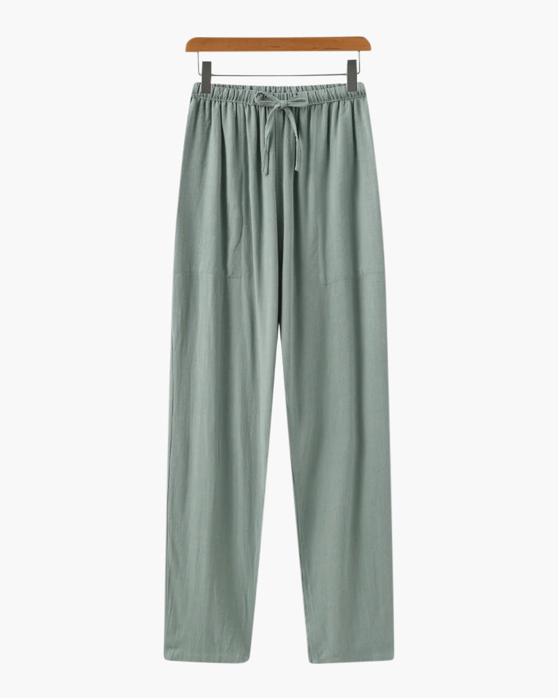 Marrakech - Lanene pantalone (uzak kroj)