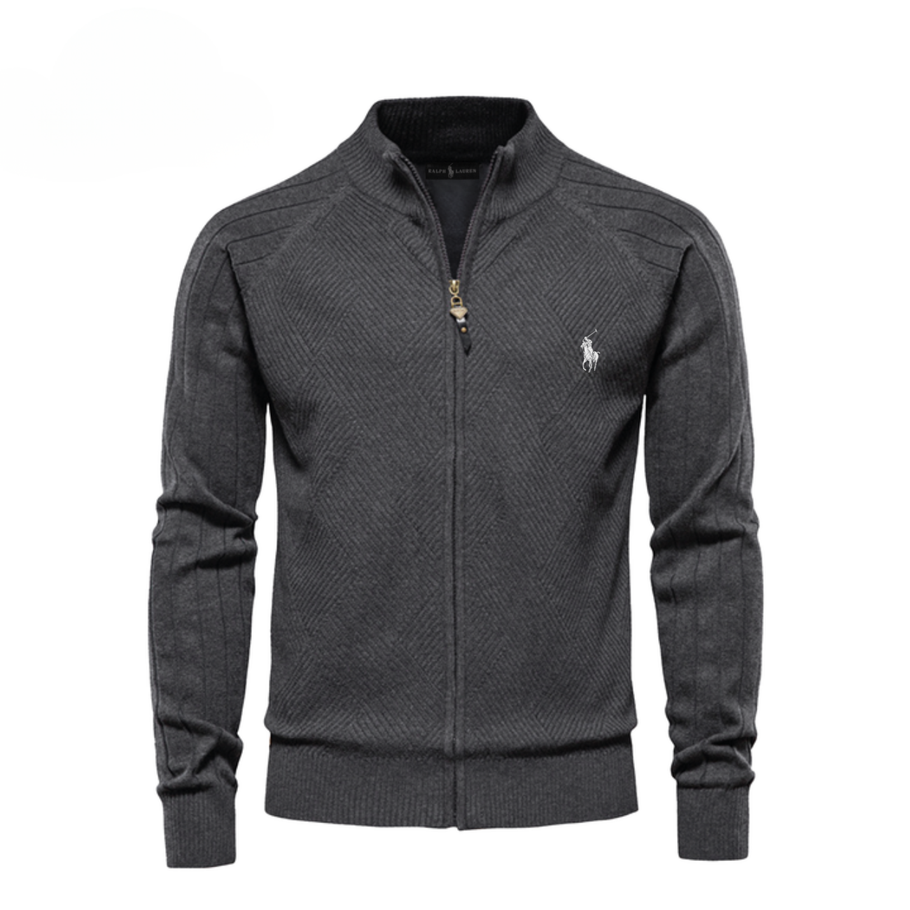 Men's Textured Zip Sweatshirt || CLEARANCE SALE
