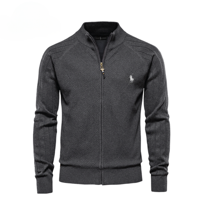Men's Textured Zip Sweatshirt || CLEARANCE SALE