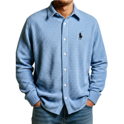 2026 Comfort Waffle Weave Shirt - Clearance Sale