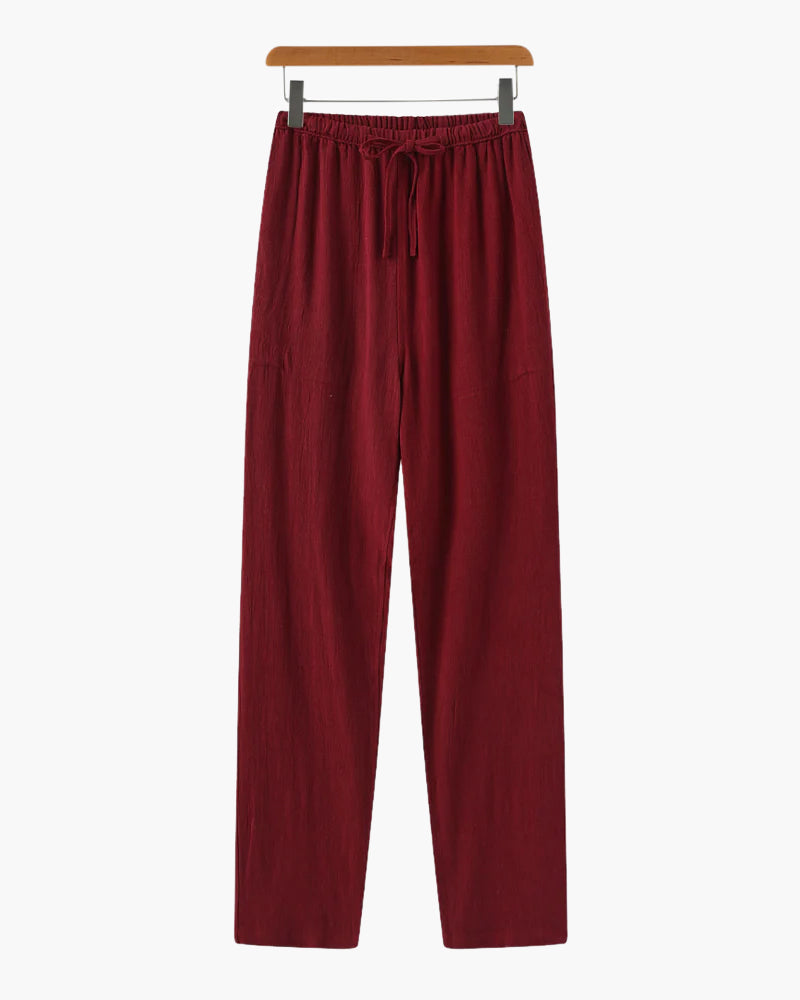 Marrakech - Lanene pantalone (uzak kroj)