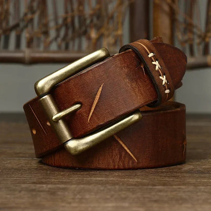 EVEREST FULL-GRAIN LEATHER BELT