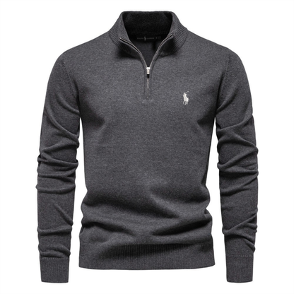 L.R Premium Half-Zip Knit Sweater - Clearance Sale