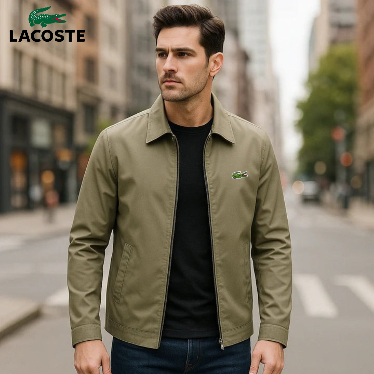L.R Elegant Jacket with Zip - CLEARANCE SALE