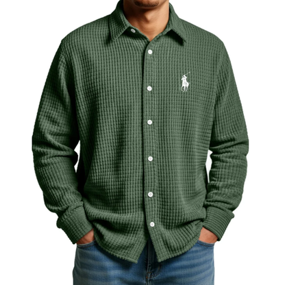 2026 Comfort Waffle Weave Shirt - Clearance Sale