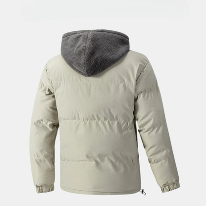 L.R Padded Winter Jacket with Fleece Hood || CLEARANCE SALE