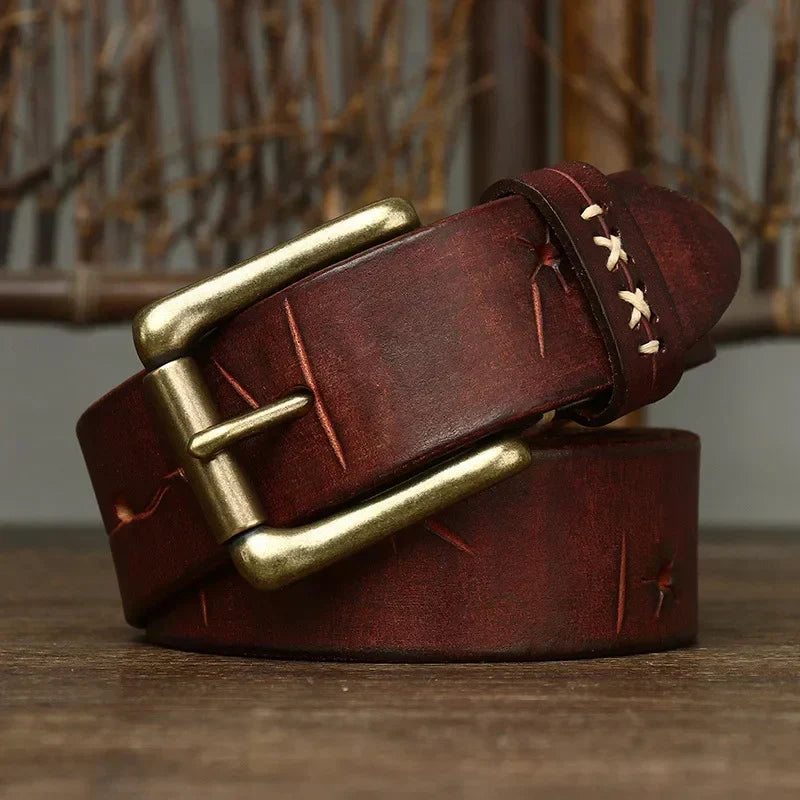EVEREST FULL-GRAIN LEATHER BELT