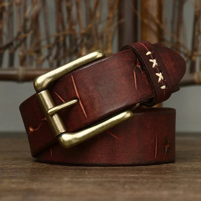 EVEREST FULL-GRAIN LEATHER BELT