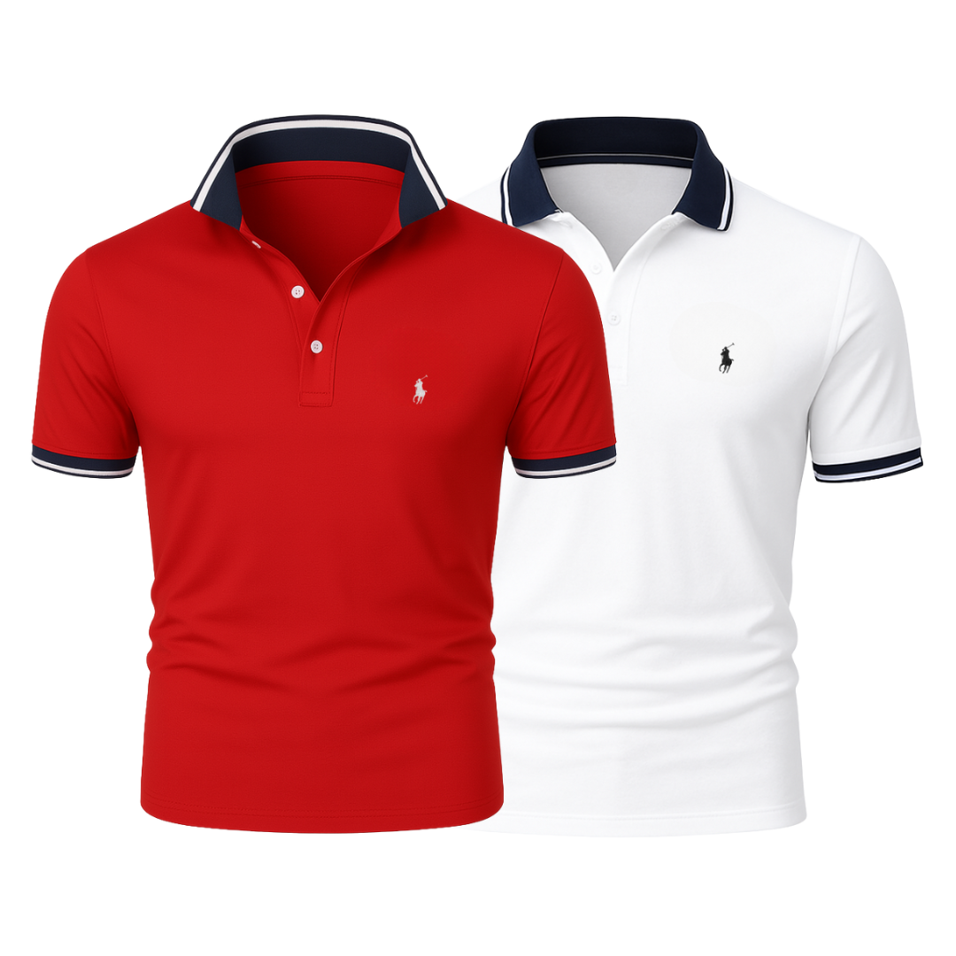 L.R (BUY 1, GET 2) - Premiere Polo Shirt Kit – Professional Line (2-Pack)