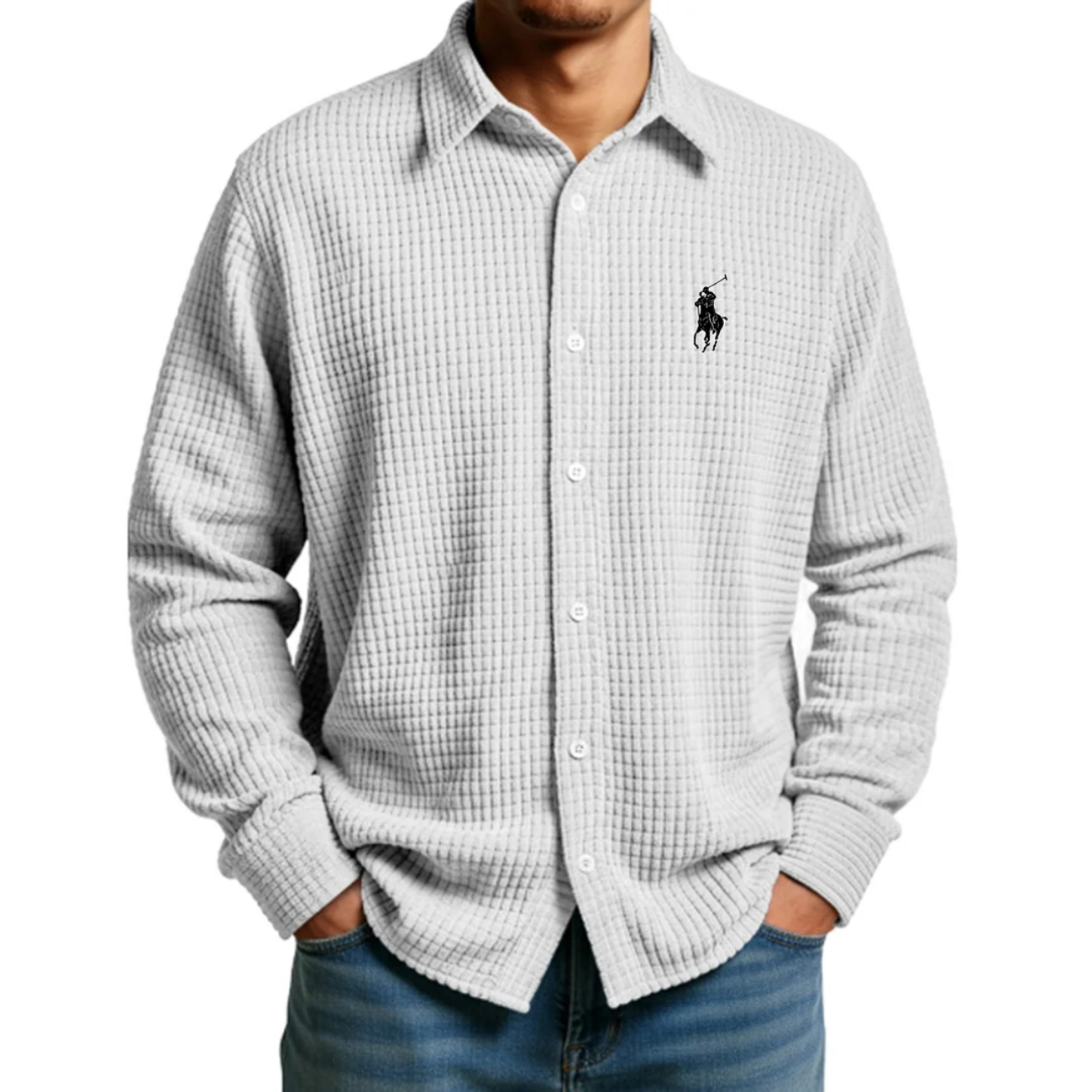 2026 Comfort Waffle Weave Shirt - Clearance Sale