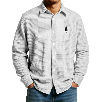 2026 Comfort Waffle Weave Shirt - Clearance Sale