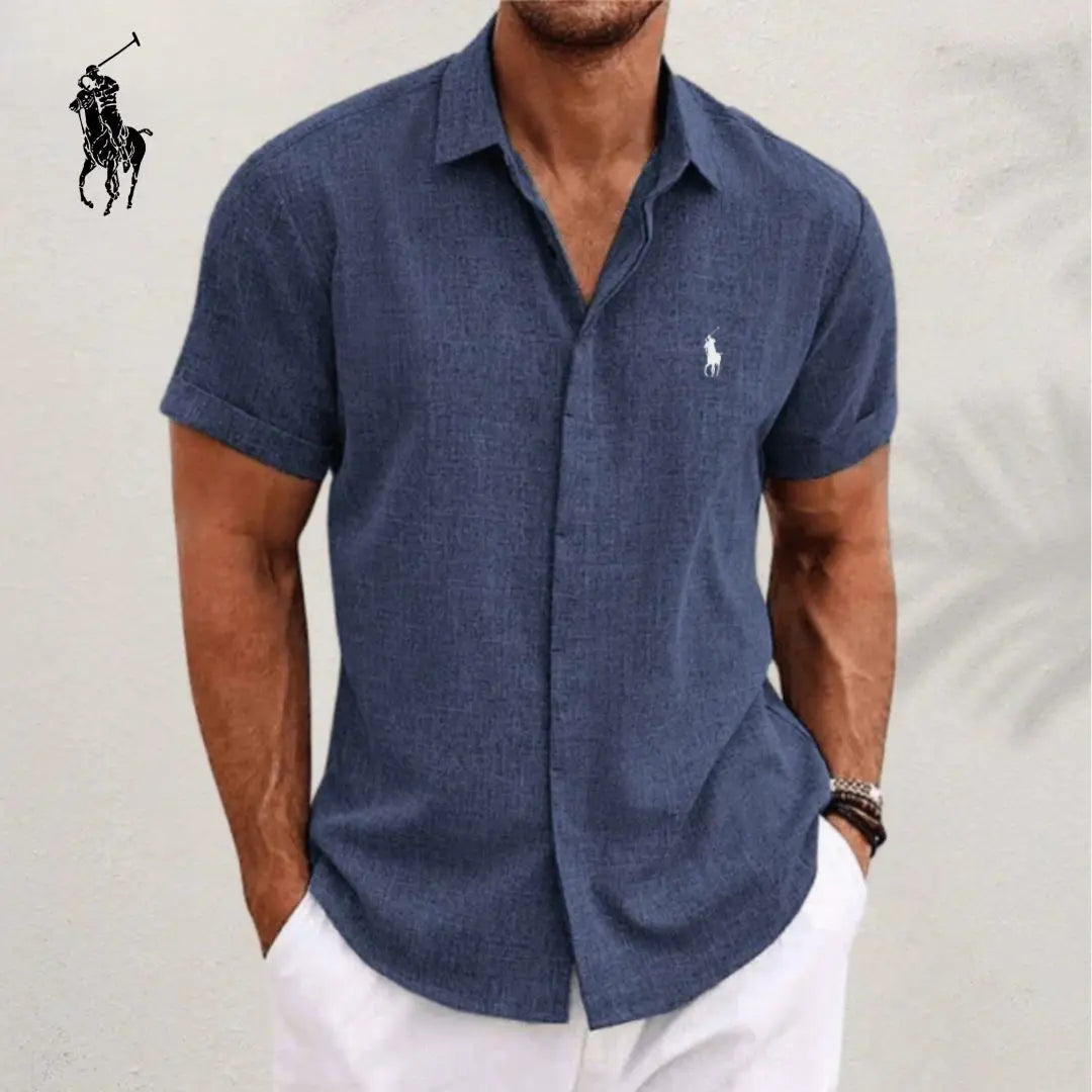 L.R Elegant Linen Cotton Shirt