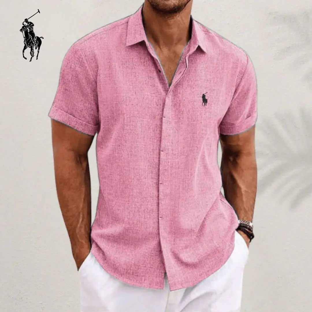 L.R Elegant Linen Cotton Shirt