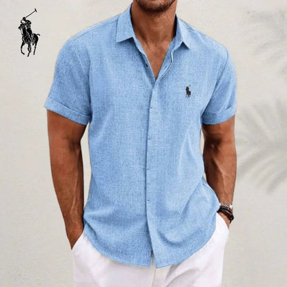 L.R Elegant Linen Cotton Shirt